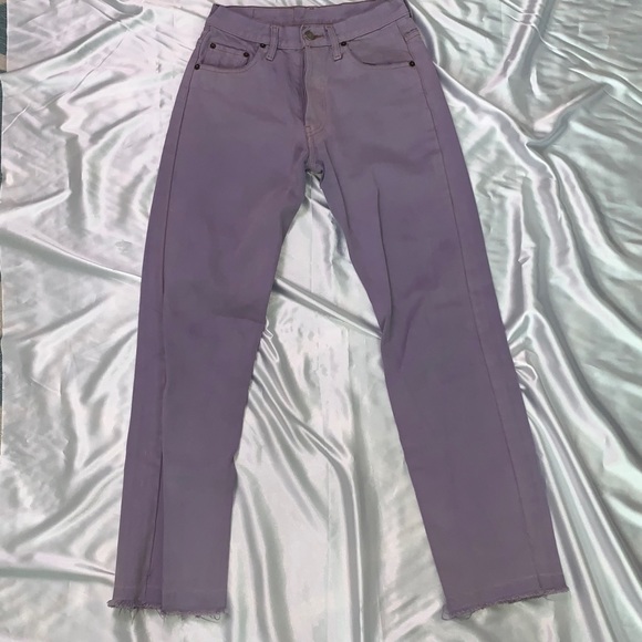 𓆉 Vintage Purple Bootleg Levi Jeans 𓆉 - Picture 4 of 7